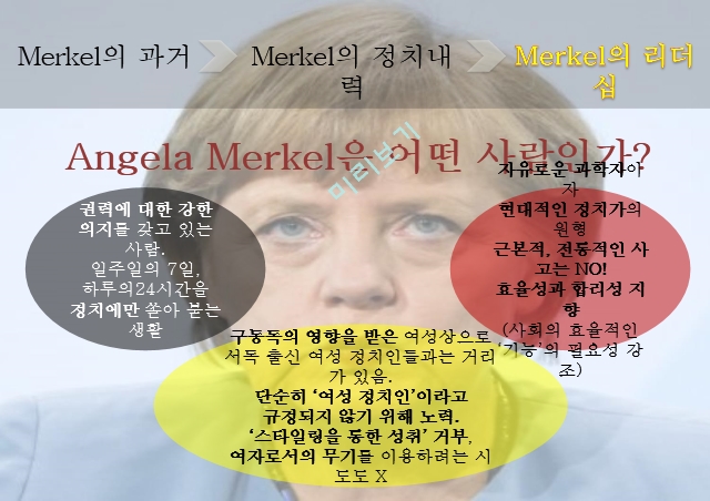 Merkel의 과거,Merkel의 리더십,메르켈의 리더십   (10 )